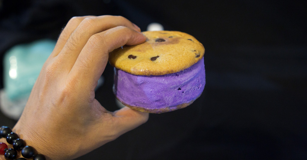Ube Ice Cream Sandwich from Eat The Street Hawaii